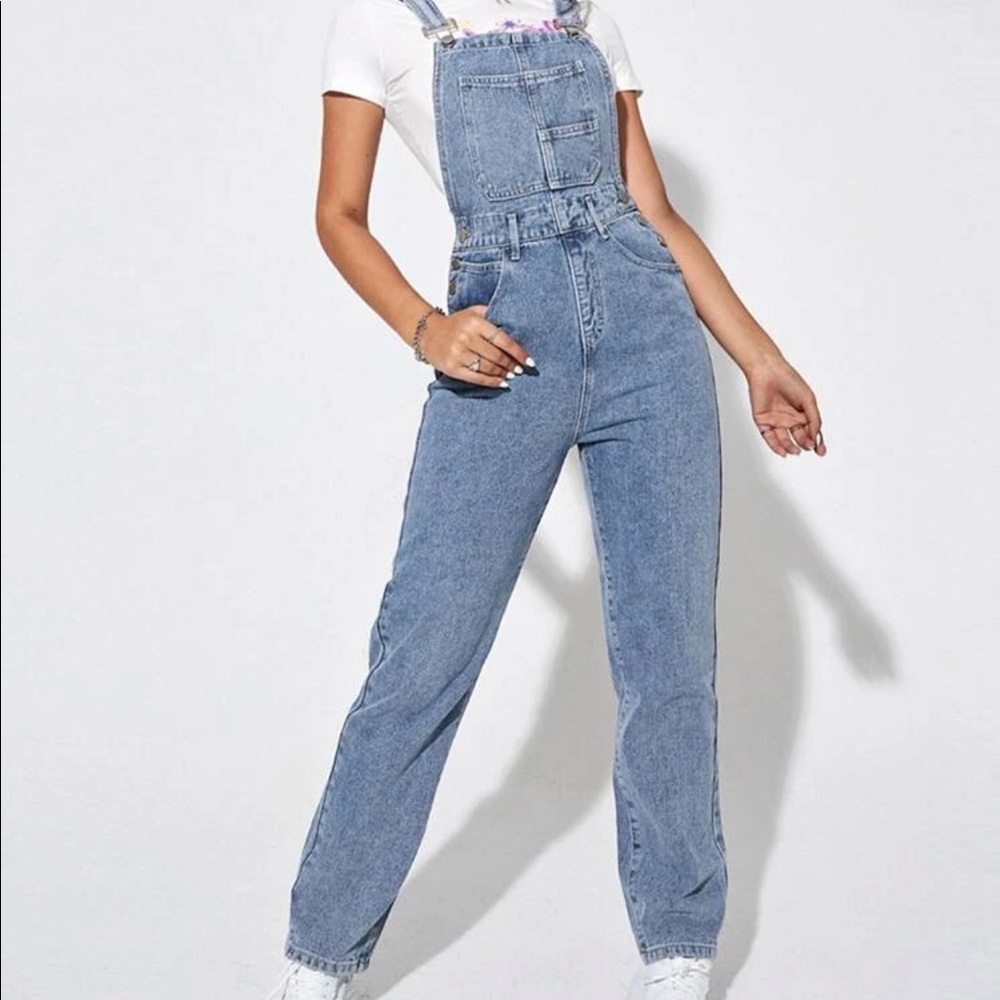 Shein denim overalls